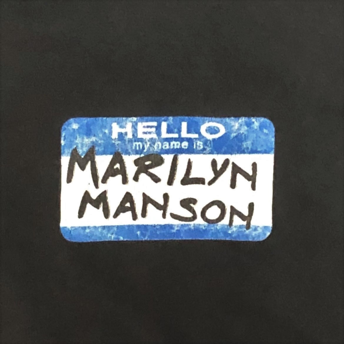 1998 MARILYN MANSON /HELLO MY NAME IS S/S TEE｜Tシャツ専門の